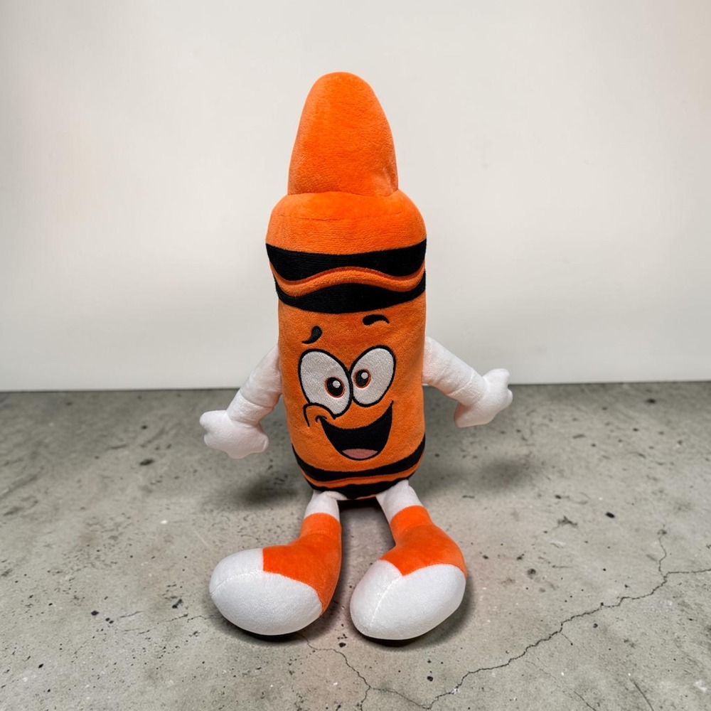 Crayola Experience Outrageous Orange Crayon Plush 16 Inch Stuffed Toy Character